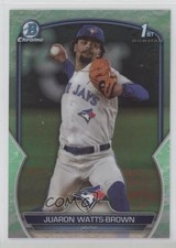 2023 Bowman Draft Chrome Lunar Glow Refractor Juaron Watts-Brown #BDC-113 0rf