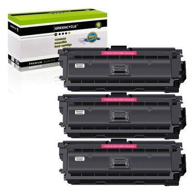 3PK CF363A Magenta Toner fit for HP Color Laserjet Enterprise M552dn M553n M553x