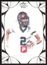 8443K 2024 Leaf Trinity Pristine Football #25 Deuce Knight