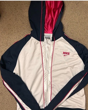 Nike Colorblock Track Jacket Full Zip Hooded ...