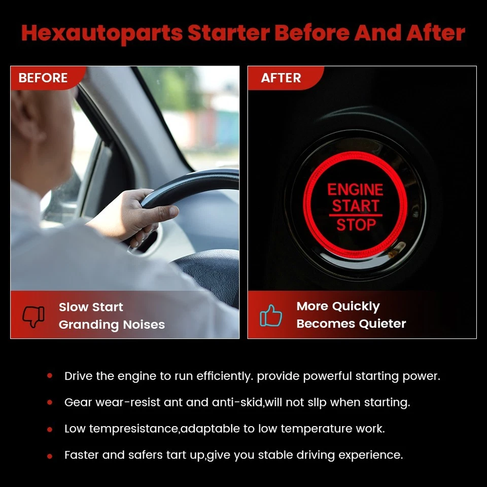 Arranque para Ford Ranger Aerostar Probe Mazda B3000 Mercury 3.0L 3272 Foto 4 de 4