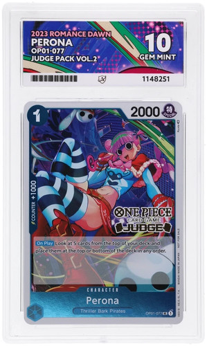 Perona (Judge Pack Vol. 5) graded ACE 10 for sale on eBay