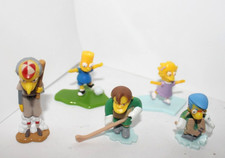kinder surprise collection LES SIMPSONS  NEUF  2010 5 PERSONNAGES
