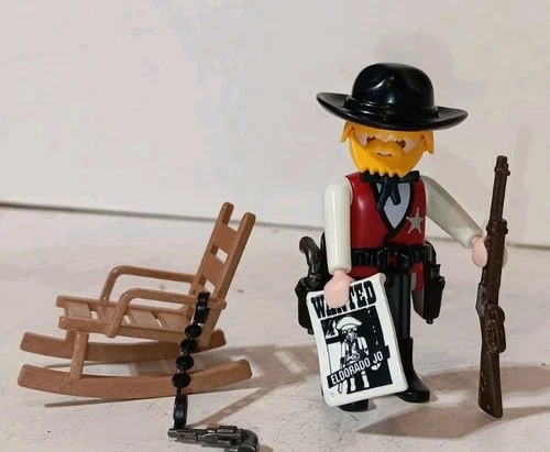 Vintage Playmobil #3813 Western Sheriff Marshall Complete No Box