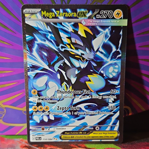 The Pokémon Company Pokémon TCG Mega Zeraora EX 114/084 Pitch Black