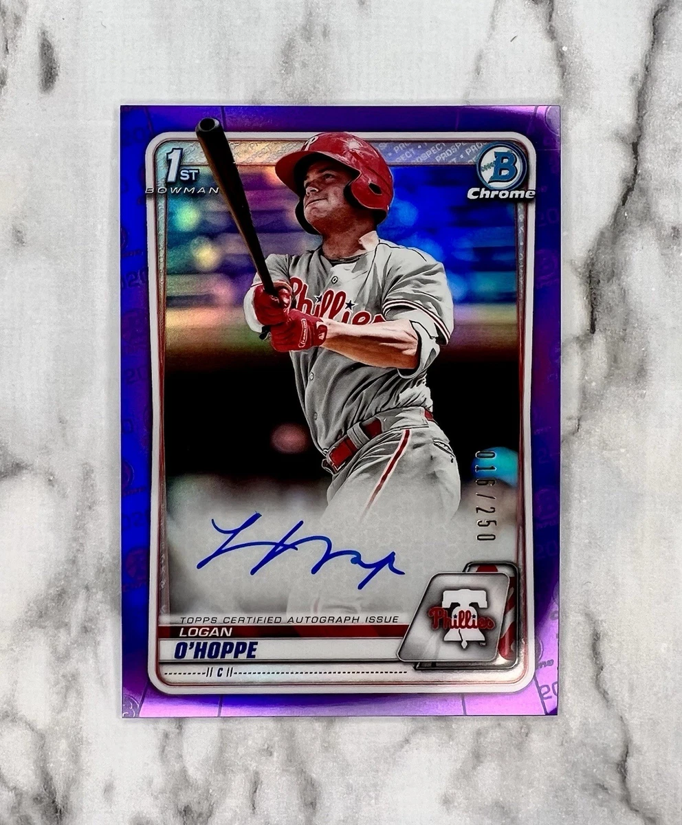 2020 Bowman Chrome - Logan O'Hoppe #CPA-LOH for sale | eBay