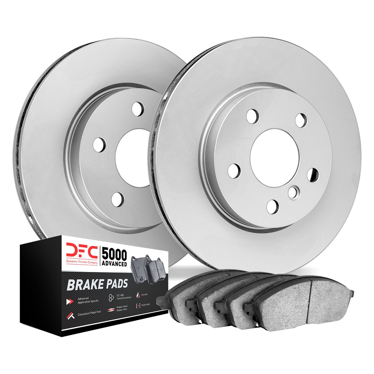 For Maserati Ghibli 17-20 Brake Kit DFC GEOMET Plain Rear Brake Kit w 5000