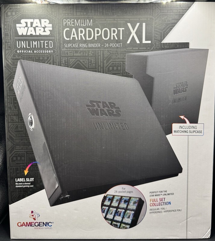 Star Wars: Unlimited Premium Cardport XL - 24-Pocket Slipcase Ring Binder