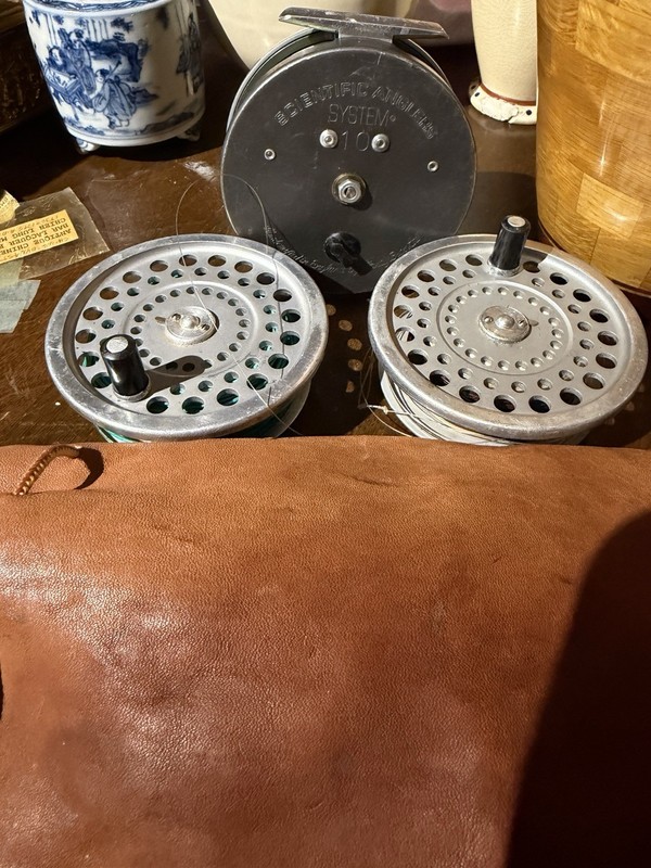 Hardy Bros Scientific Anglers System 10 Fly Fishing Reel/Two Cortland 444 Spool.