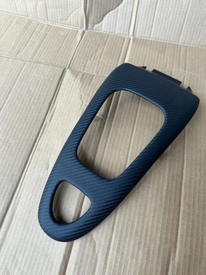 SAAB 9-3 03-12 Carbon Leather AUTOMATIC Gearstick Surround Trim
