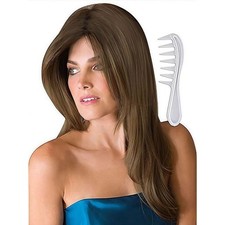 Noriko Angelica Synthetic Wig by Rene of Paris Wig Lift Comb- Medium Brown