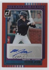 2025 Panini Donruss Signature Series Red 6/49 Mitch Jebb #SG-MJB Auto 0t59