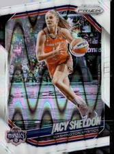 2025 Panini Prizm WNBA #113 Jacy Sheldon White Seismic Prizms