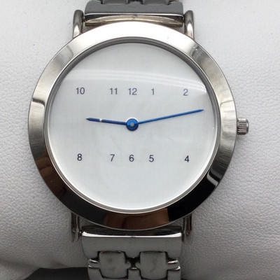 Android USA Watch 36mm Stainless Steel Minimalist Mens Silver Tone New Battery