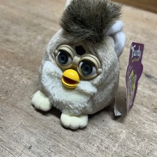 Vintage 1999 Furby Buddies "Like Please" Plush Beanbag Collectible Toy Beige