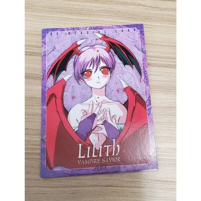 Darkstalkers Lilith Vampire Savior AX Heroine Premium Trading Card No. 22