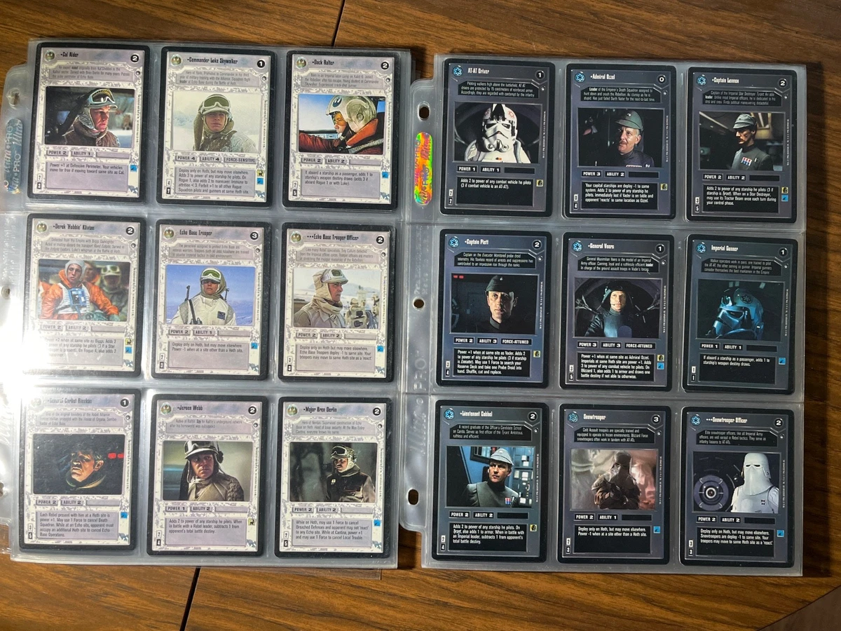 Star Wars CCG Decipher Complete Collectible Card Game Sets for