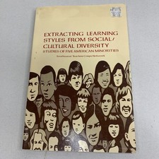 Extracting Learning Styles Social Cultural Diversity 1978 Vintage Book