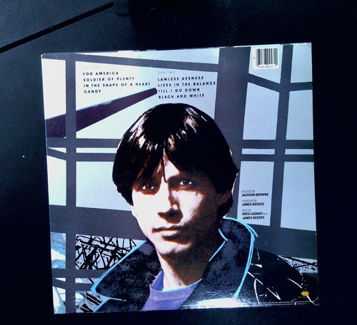 Jackson Browne Lives In The Balance 1986 Asylum Records Vinyl LP - 第 2/3 張圖片