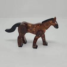 MAGNA-TILES Replacement Horse Toy Brown Movable Magnetic Animal