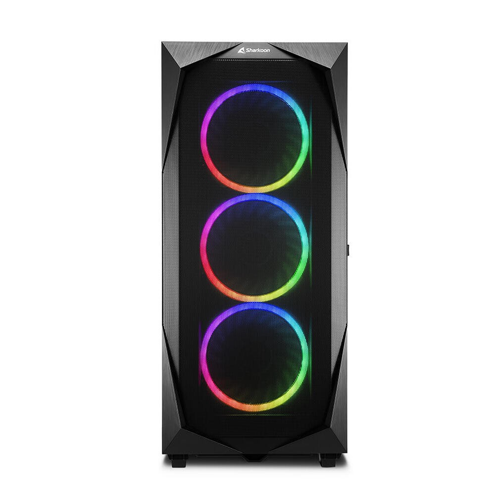 Sharkoon PC Gehuse REV300 RGB Черный ATX schwarz 31890₽