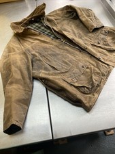 Barbour Moorland 1989 C50 Men’s XXL 56in Vintage Distressed Faded Waxed Jacket