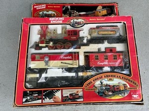 VTG RARE New Bright The Great American Express Railroad Train Set -NOS