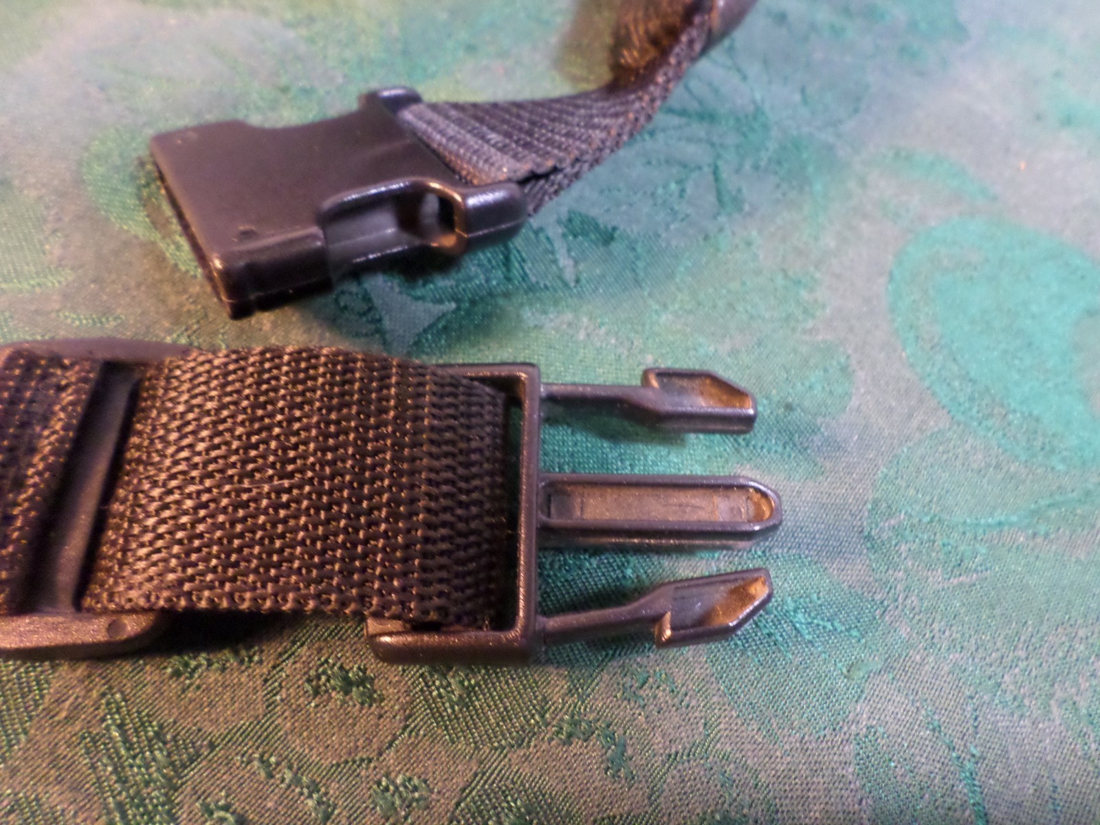 Vintage Black Soft Patchwork Leather Adjustable U… - image 5