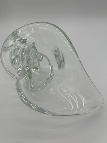 Vintage Licio Zanetti Murano Italian Large Glass Handblown Conch Shell 1950’s - Picture 15 of 24