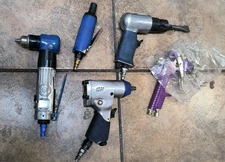 Cornwell Tools Set 3/8 Reversible Right Angle Air Drill with Head Boot CAT375RA 