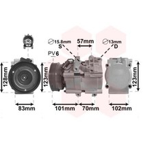 Kompressor Klimaanlage für KIA Sportage 2.0 CRDi 4WD Hyundai Tucson