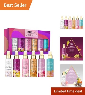 Guilt-Free 6-Piece Body Mist Collection - Long Lasting & Cruelty-Free for Women