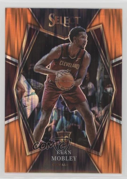 2021-22 Panini Select Premier Level Orange Flash Prizm Evan Mobley #110 1dm4