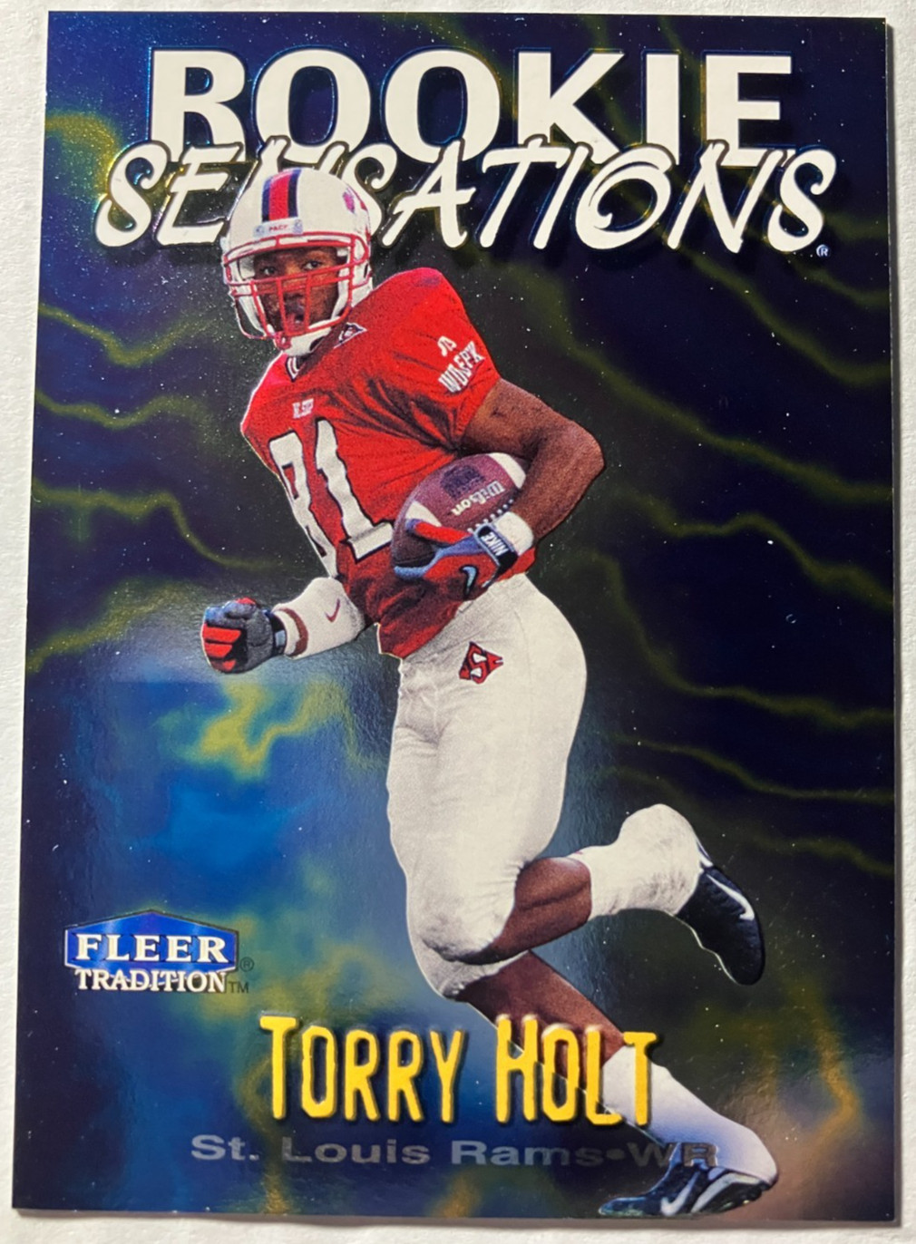 Torry Holt Fleer Tradition Rookie Sensations #9 Base