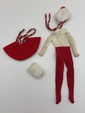 Vintage Barbie Skipper #1908 Skating Fun Bodysuit Skirt Bonnet Muff