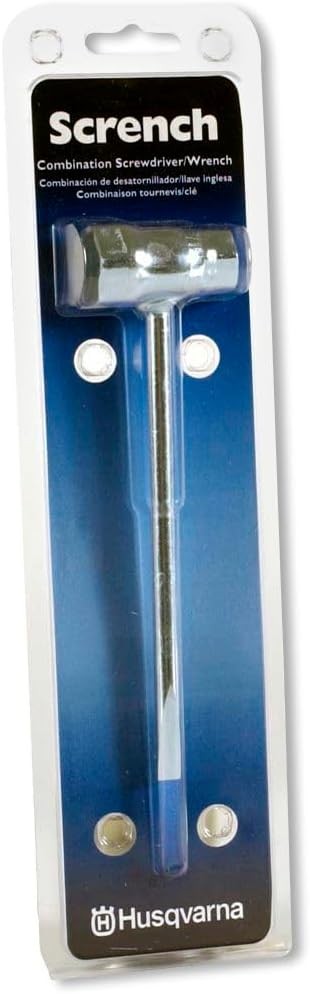 Husqvarna Chainsaw Scrench, 1.5" L x 3.2" 1.5 L x 3.2 W x 11.5 H, Unpolished 