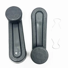 New Window Crank Handle Left Right LH RH Pair Gray Fit For Toyota Corolla Pickup
