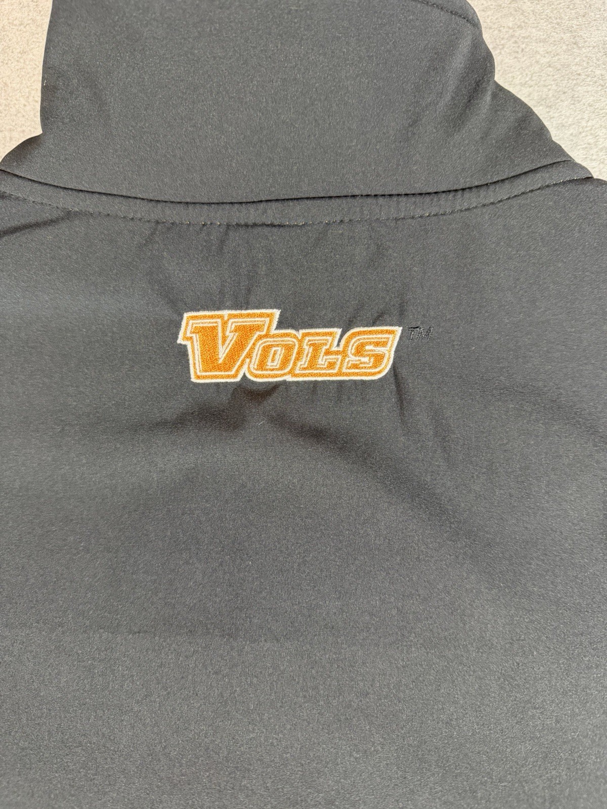Colosseum Tennessee Volunteers Vest Mens L Orange Black Fleece VOLS Embroidered thumbnail 4