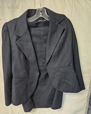 Vintage Peabody House Skirt Suit Women 13/14 Black . Office, Businesswoman