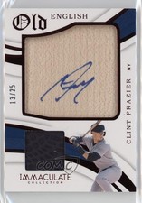 2019 Panini Immaculate Old English Red 13/25 Clint Frazier #OE-CF Auto 4z8