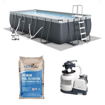 Intex Ultra XTR 24' x 12' x 52'' Above Ground Pool & OptiFlow Premium Filter Sand