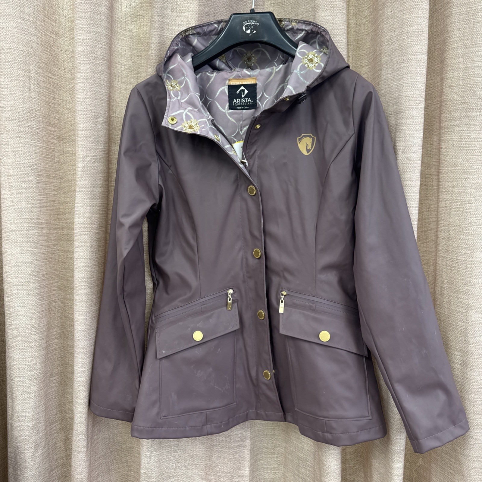 Arista Rain Jacket - Extra Small - Fig - image 1