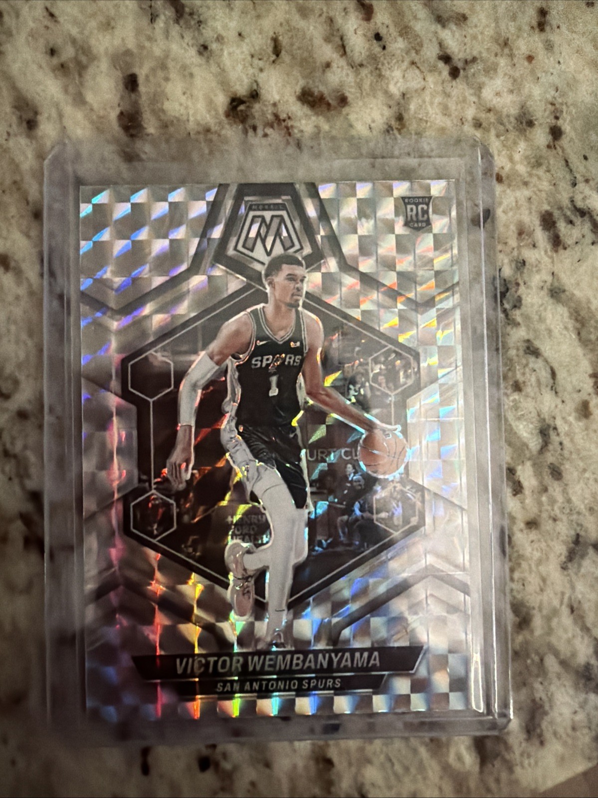 2023-24 Panini Mosaic - Rookies Victor Wembanyama #238 Silver Mosaic Prizm (RC)