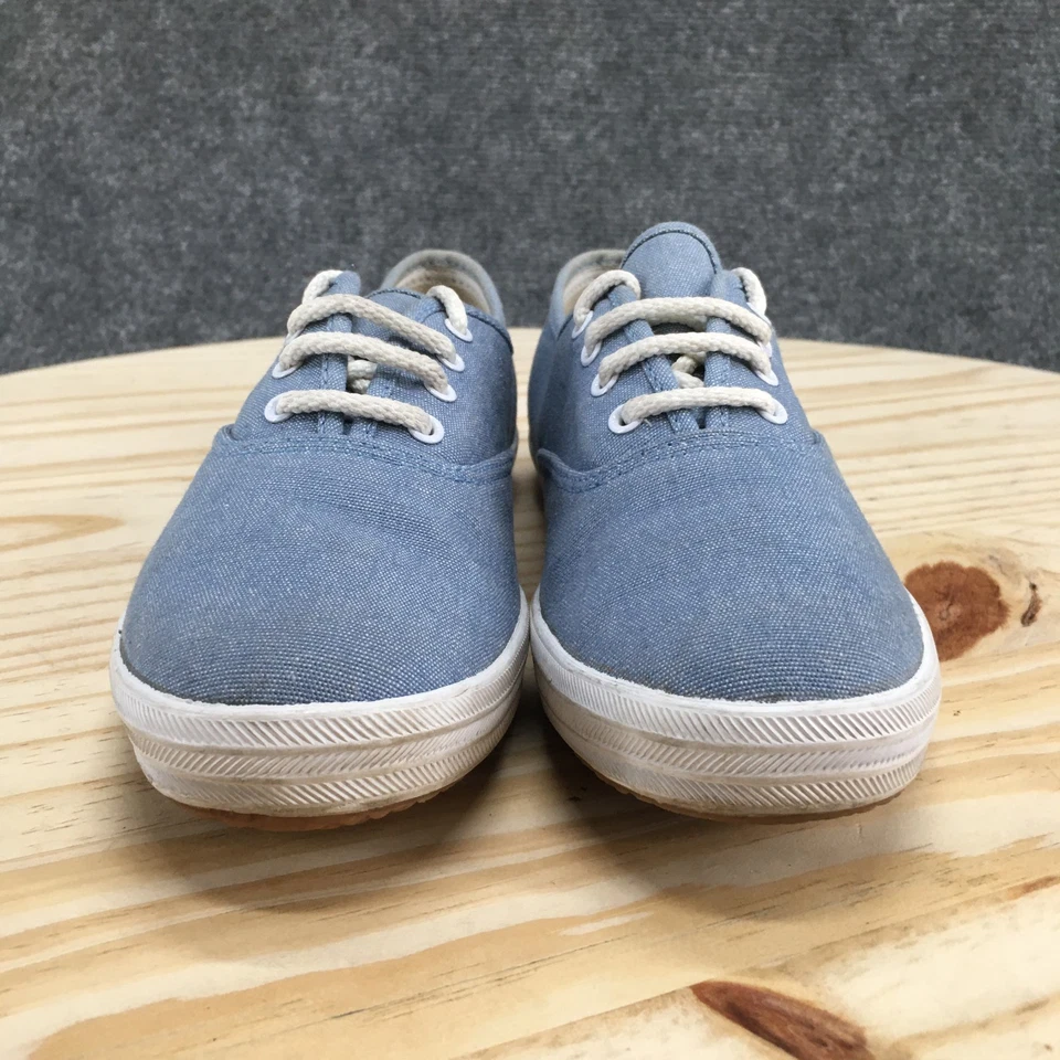 Tênis baixo Keds Shoes feminino 7 Champion azul lona WK-3020M com cadarço casual - Imagem 4 de 4