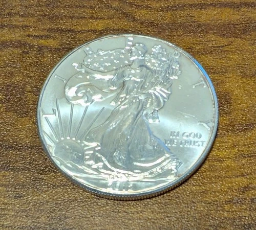 2004 American Eagle Walking Liberty Silver One Dollar Coin 1 oz .999 Fine Silver
