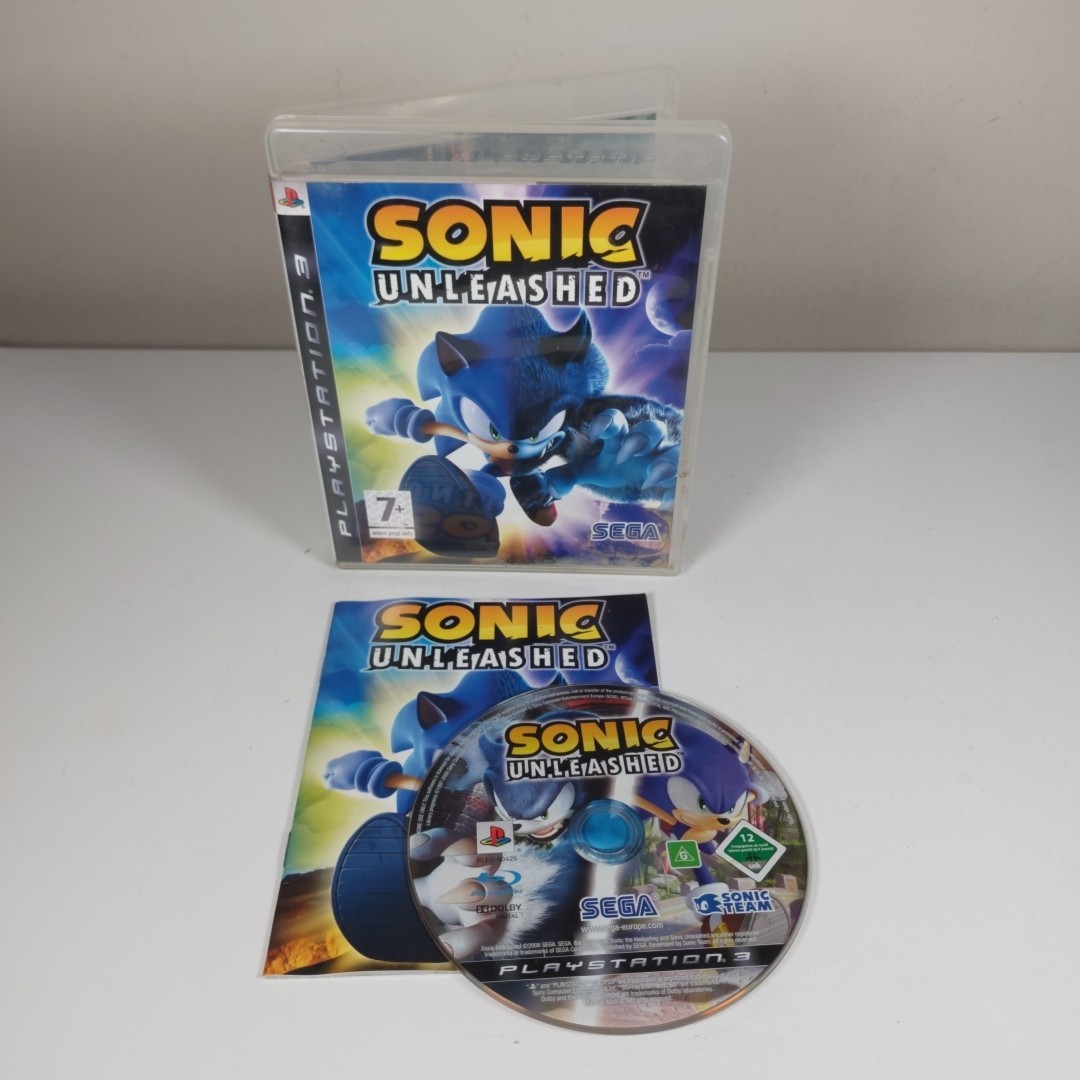 Sonic Unleashed for Sony Playstation 3 - Complete with Manual - UK PAL FREE P&P