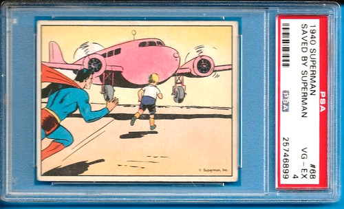 1940 Gum Inc Superman #68 Saved By Superman — PSA 4