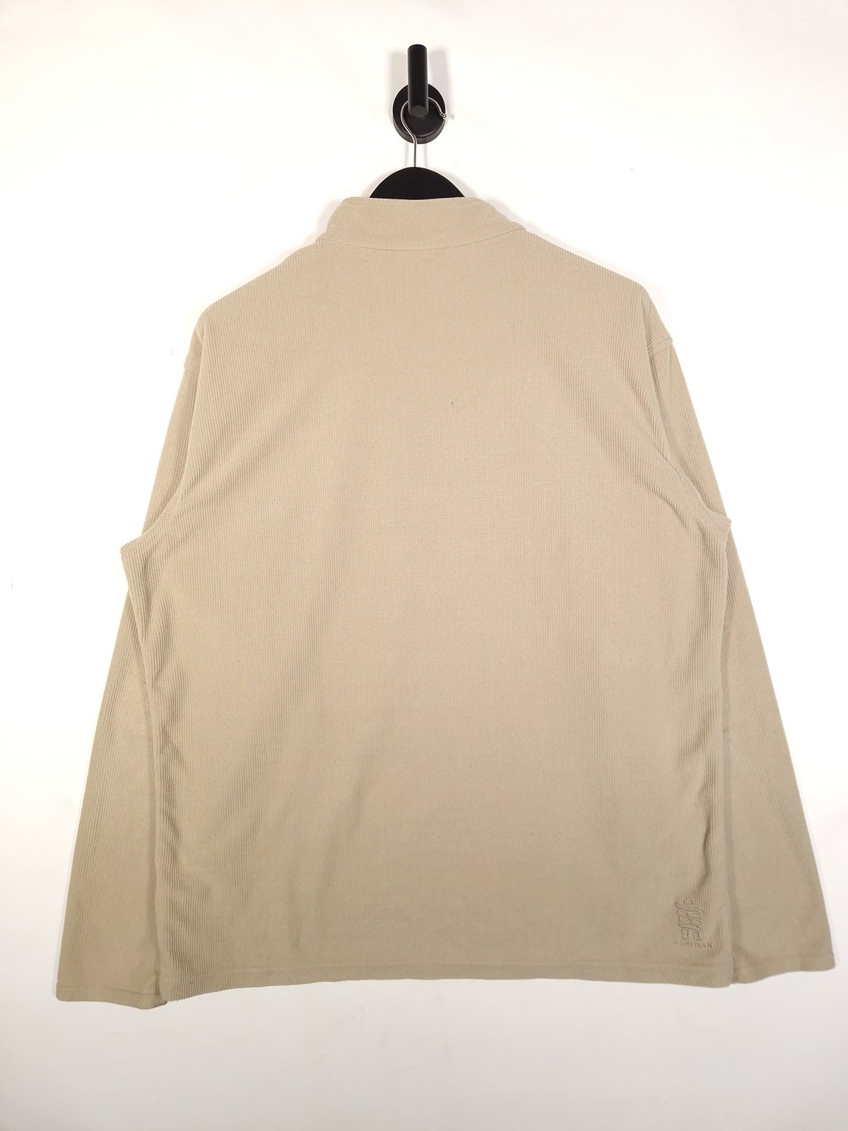 Lowe Alpine Aleutian Fleece Jumper Size XL Men's Cream 1/4 Zip Casual Sweater image 2