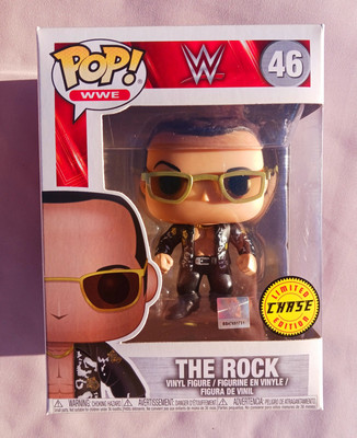 Funko Pop! WWE The Rock #46 Limited Chase Edition  