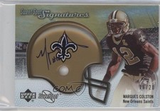 2007 NFL Sweet Spot Signatures Tier 3 Gold 20 16/20 Marques Colston Auto q9p